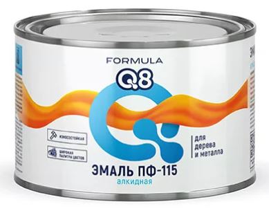 Эмаль ПФ-115 салатная 0,4кг Q8