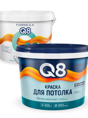 Краска ВД для потолка, белая матовая, 13кг Q8