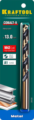 Сверло по металлу 13мм*151мм KRAFTOOL Cobalt