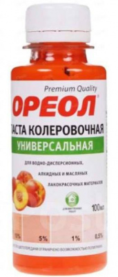 Паста колеровочная Персик 100мл Ореол