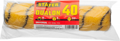 Ролик полиакрил 40*240мм малярный STAYER DUALON