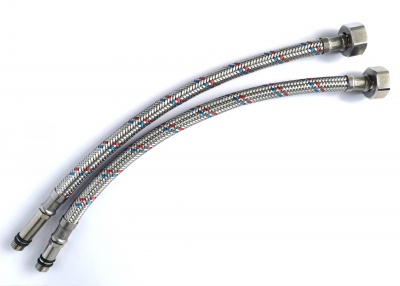 Подводка для смесителя 1/2" М10 г/ш 50см сталь