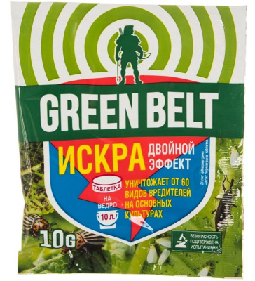 Искра таблетка 10гр Green Belt