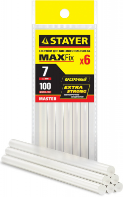Стержни клеевые 7*100мм STAYER уп/6шт