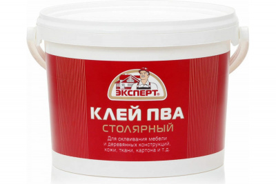 Клей ПВА столярный 0,9кг ЭКСПЕРТ
