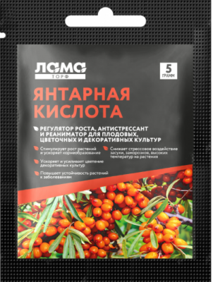 Янтарная кислота 5г ЛАМА Торф