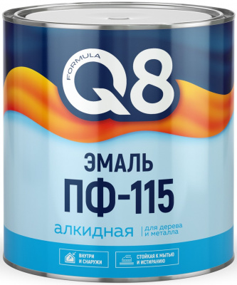 Эмаль ПФ-115 салатная 0,9кг Q8