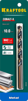 Сверло по металлу 10*133мм KRAFTOOL Cobalt