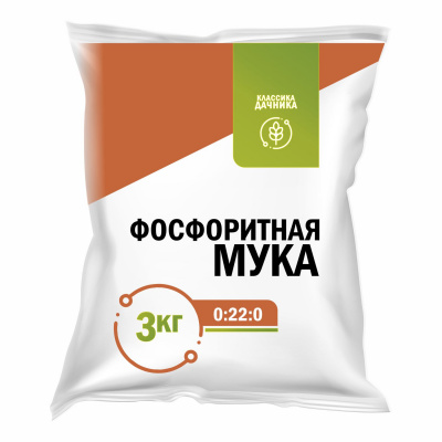 Фосфоритная мука 3кг Нов-Агро