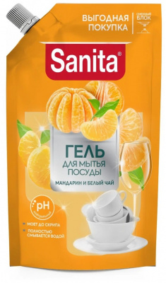 Ж/м для мытья посуды Sanita 900гр (Дой-пак)