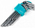 Набор шестигранников 9 шт, длинные TORX:10,15,20,25,27,30,40,45,50